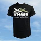T Shirt - Black - Vulcan XH558 Camo & Anti-flash